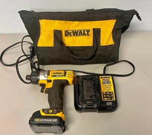 lot 9 image: Dewalt 12v Max Drill with 2 Batteries and Charger