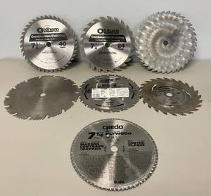 lot 10 image: Lot of Framing Saw Blades
