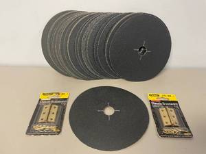 lot 20 image: Lot of Sanding Disks and Latches