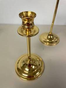 lot 68 image: Copper Craft Brass Candle Holders