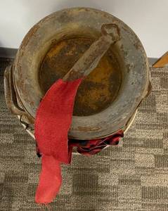 lot 32 image: Large Metal Milk Jug for Decor