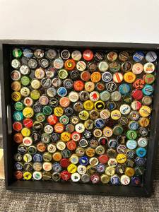 lot 33 image: Beer Cap Serving Tray, Drinking Game and Jumbo Magic 8 Ball