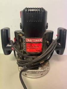 lot 91 image: Craftsman 1 34 HP Plunge Router