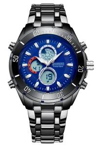 lot 18 image: Barkers of Kensington Limited Edition BLUE Premier Sports Mens Watch $500 Retail