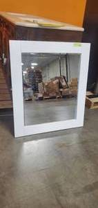 Avanity White 28 x 32 Decorative Vanity Mirror