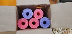 Big Boss Purple and Red Round Pool Noodles (5-Pack)