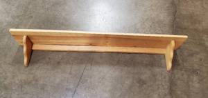 Unfinished Wooden Shelf (46W x 7D x 7.5T)