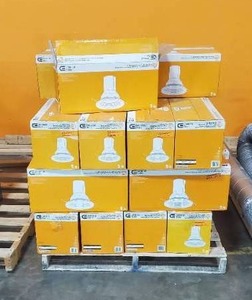 Pallet of Commercial Electric 5 in. White Recessed Baffle Trim (6 pack)
