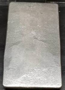 10 TROY OZ .999 FINE SILVER BAR VINTAGE STAMPED EAGLE DESIGN