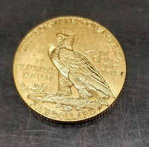 1913 US $5 GOLD INDIAN UNC