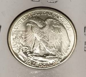1942 WALKING LIBERTY HALF DOLLAR GEM BU SHARP COIN