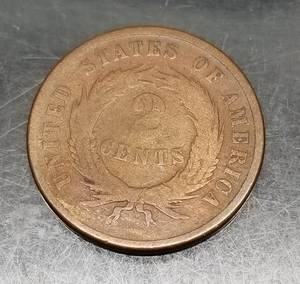 1865 US TWO CENT PIECE
