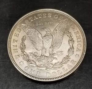 1921 MORGAN SILVER DOLLAR UNC