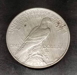 1923-D US PEACE SILVER DOLLAR