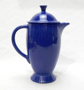 lot 52 image: Vintage Cobalt Blue Coffee Pot