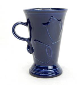 lot 70 image: Cobalt Pedestal Mug