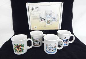 lot 102 image: Twelve Days of Christmas 2nd in the Series Java Mug Set in Box