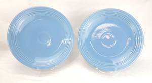 lot 107 image: Two Periwinkle Chop Plates