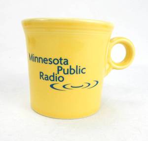 lot 109 image: Sunflower Minnesota Public Radio Ring Handled Mug