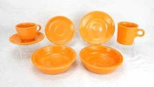 lot 117 image: Lot of Seven Pieces of Tangerine