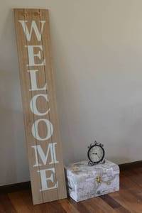 2 sided dual sign a travel box and clock