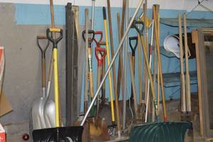Large Lot of Shovels & yard tools