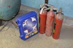 First Aid and fire extinguishers