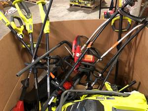 Lot of assorted   Lawn Care Items For Parts or repair used customer returns See Pictures