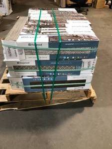 Pallet of 24 Boxes of Shadow Wood 6 in. x 24 in. Porcelain Floor and Wall Tile (14.55 sq. ft.  case) by Lifeproof Customer Returns See Pictures