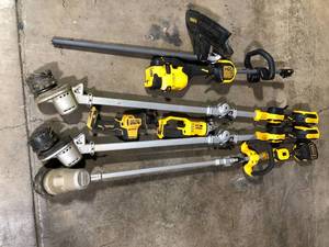 Lot of 3 Dewalt Trimmers For Parts Only See Pictures