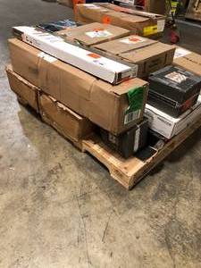Pallet of Assorted Mixed Flooring Various Models and Conditions See Pictures