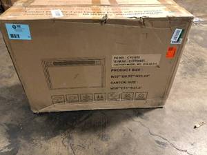 35 in. Ventless Electric Fireplace Insert by EDYO LIVING Not Checked Customer Returns See Pictures