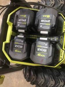 40V HP Brushless Cordless Electric 24 in. Self-Propelled 2-Stage Snow Blower  Batteries & Dual-Port Charger by RYOBI Customer Returns See Pictures