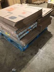 Pallet of Home Depot Moving Boxes See Pictures
