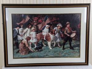 American Parade by George Sheridan Knowles Framed Wall Art