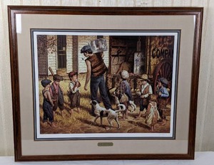 The Ice Man signed by Jim Daly Framed Wall Art