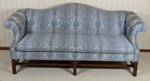 Vintage Ethan Allen Single Cushion Rolled Arms Sofa