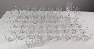 Huge Assortment of Drinking Glasses (45 Pieces)