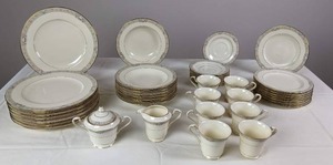 Collection of Vintage Mikasa Fine Ivory Elegant Dinnerware
