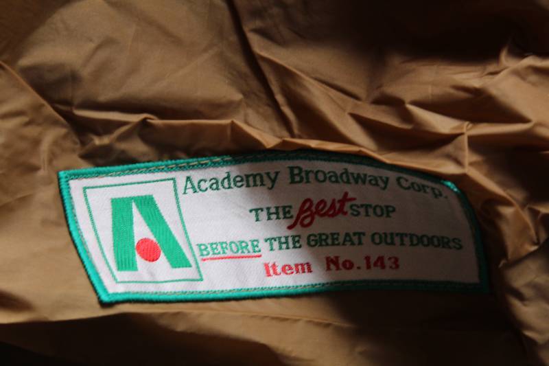 Academy Broadway Corp No. 143 A Frame Camp Tent New Deephaven Estate Sale 2 K BID