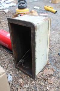 lot 529 image: Vintage Wood Toilet Tank