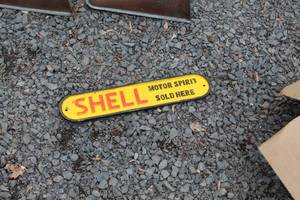 lot 567 image: Shell Metal Plaque