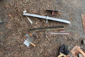 lot 584 image: Misc. Masonry Tools