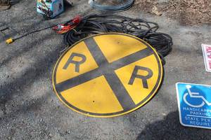 lot 458 image: Metal Sign - R X R