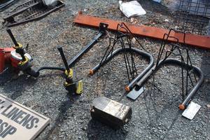 lot 477 image: J-Rack Bike Rack Security System 3-piece Set