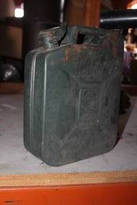 lot 597 image: 5-Liter Metal Gas Can