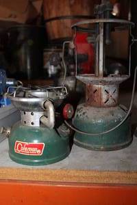 lot 1602 image: Lot of (2) Coleman Camp Lanterns