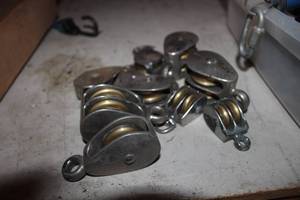 lot 1605 image: Lot of (10) Pulley Block Eye Type
