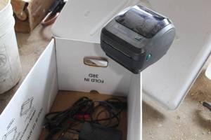 lot 1625 image: Zebra GK420d Label Machine