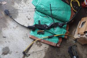 lot 1679 image: Lot of (2) Archery Bows